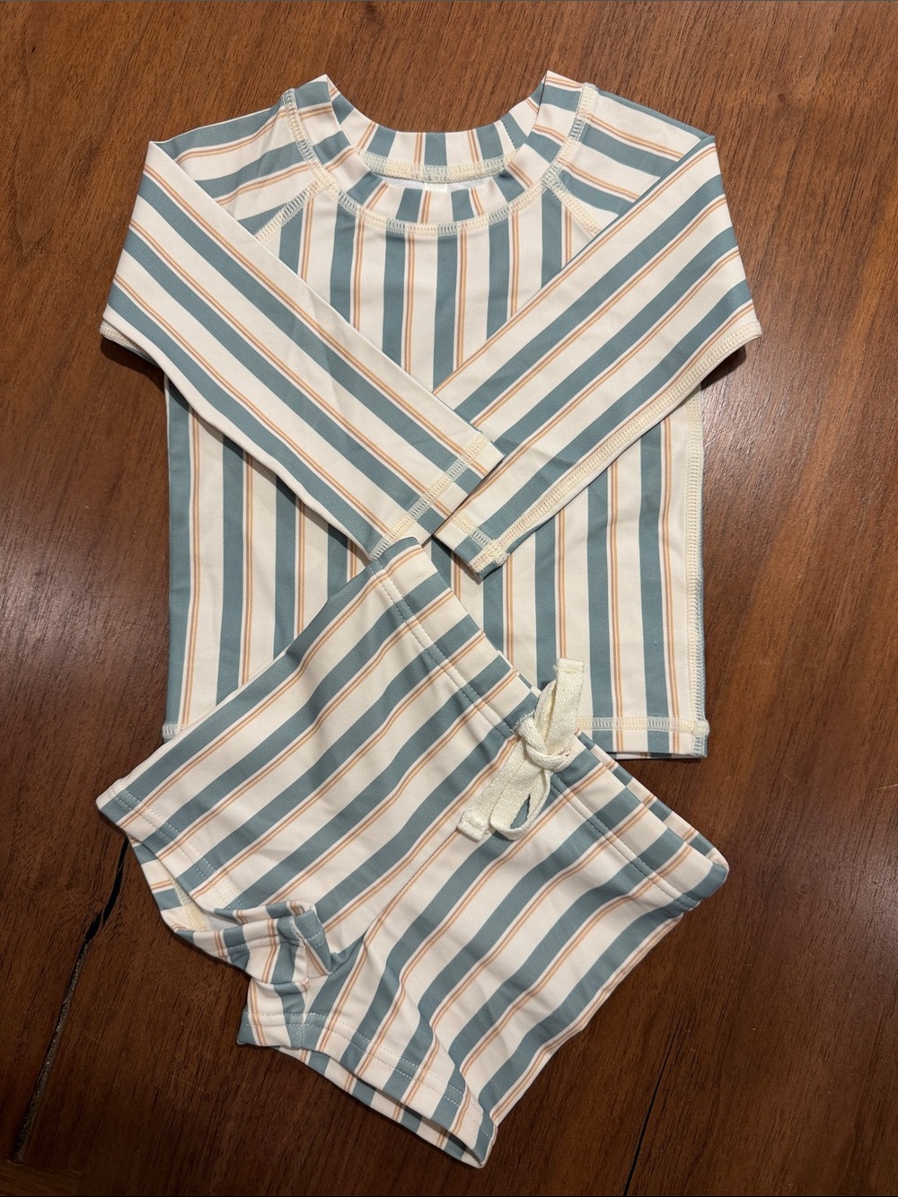 Rylee + Cru Long Sleeve Rash Guard Swim Set